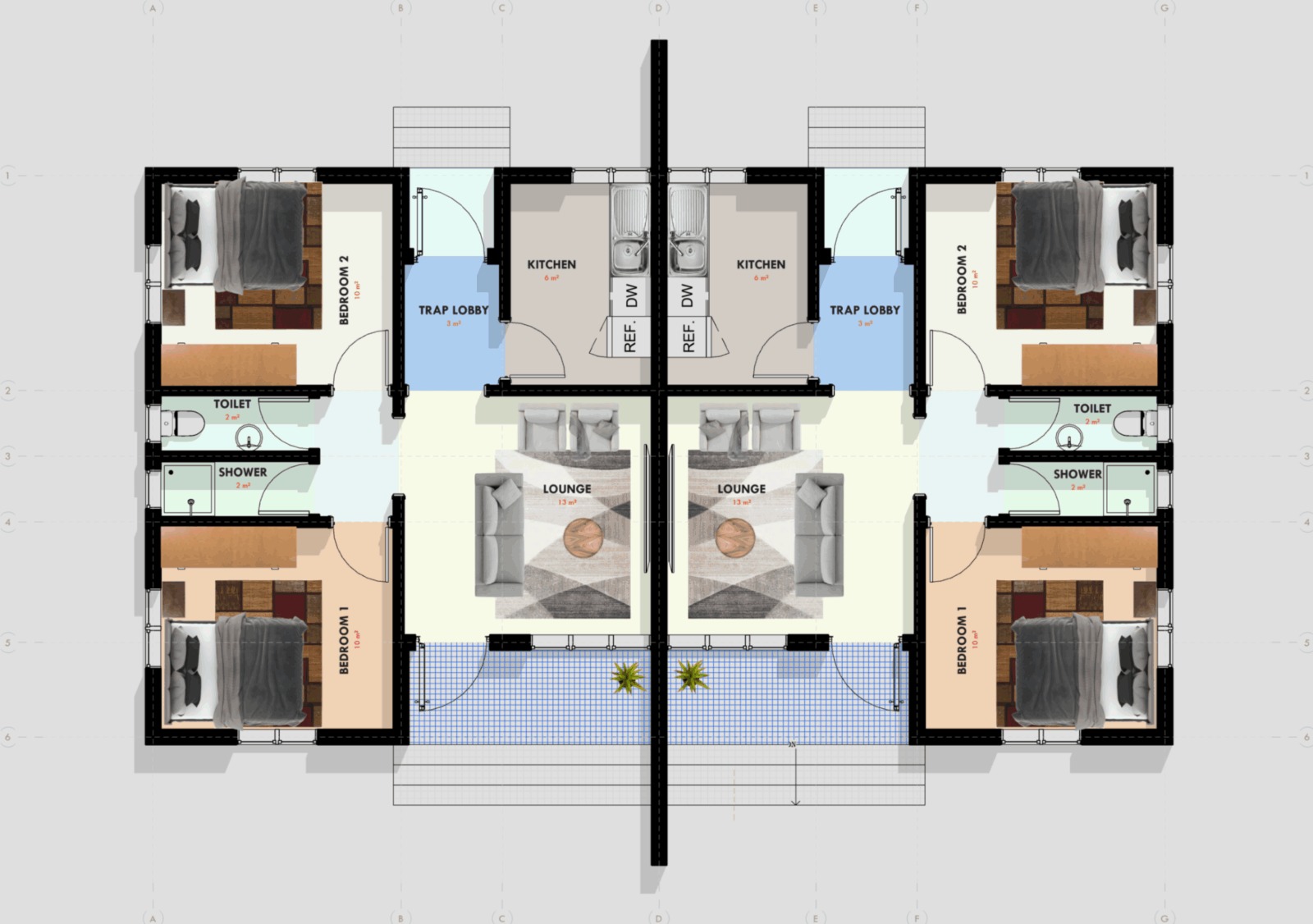 2bd floor plan